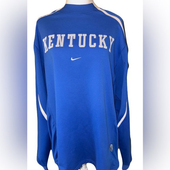 Nike Vintage Blue Kentucky Men's Long Sleeve Pullover XL - Picture 2 of 14